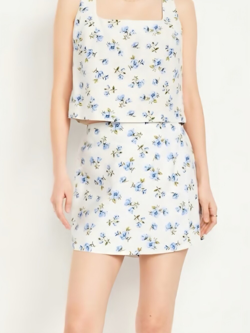 NWT Old Navy Women's Floral Print Faux Wrap High-Waist Linen-Blend Skort Size 4X